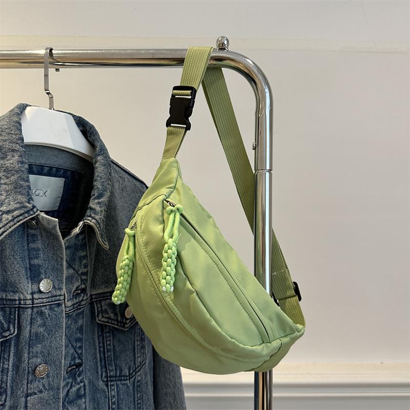 Crossbody Breast Bag Casual Bag Women's Summer New Casual Simple Shoulder Bag Sports Niche Fanny Pack