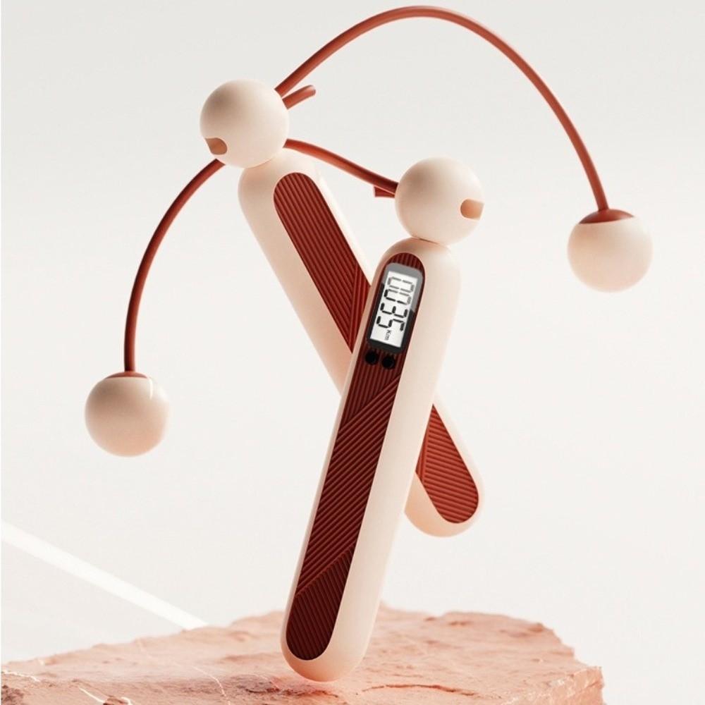 Adjustable Cordless Counting Skipping Rope with Counter Skipping Ropes  Unisex
