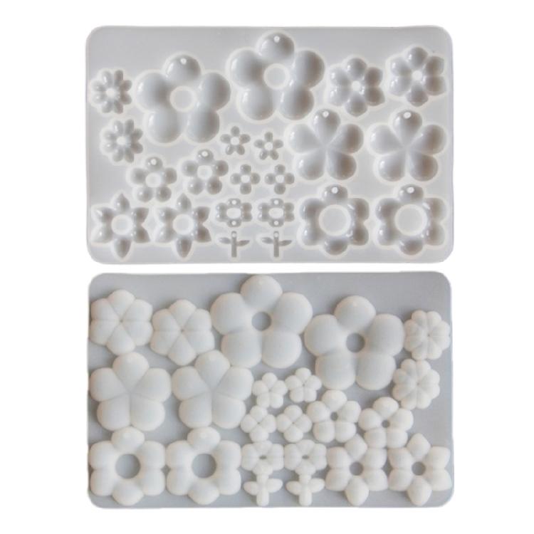 Premium Silicone Mold For Round Flower Earrings And Jewelry DIY Crafting With Easy Demolding