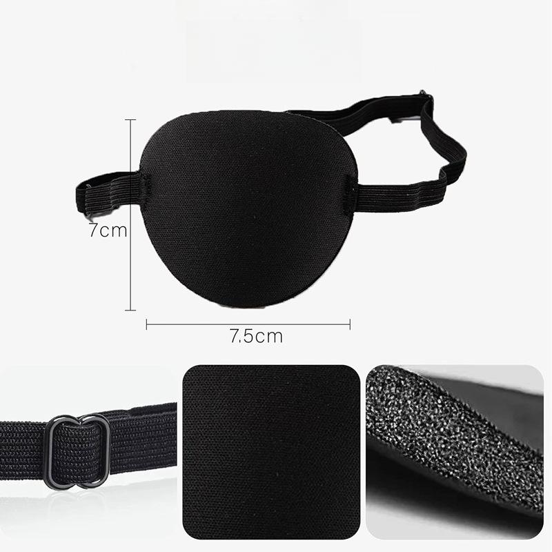 Oční maska Dospělí Děti Jednooký drak Spací oční maska 3D Trojrozměrná Plné krytí Korekce Strabismus Pirátská Stínící oční maska