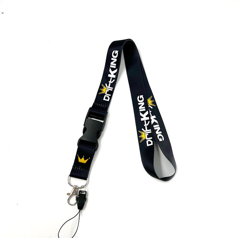 JDM Anime Lanyard: Durable Silk Woven Neck Strap for Phone and ID Badge Holders