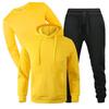 New Loose Men's Autumn and Winter Fleece Sweater Sweatpants Three-piece Casual Sports Long-sleeved Set