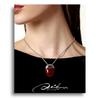 European & American Thick Brass Enamel Pendant Sweater Chain Necklace - Minimalist Original Design Clavicle Chain