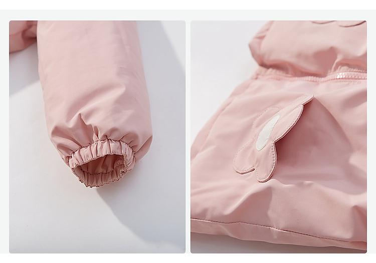 Double-Sided Cotton Jacket for Infants and Young Girls