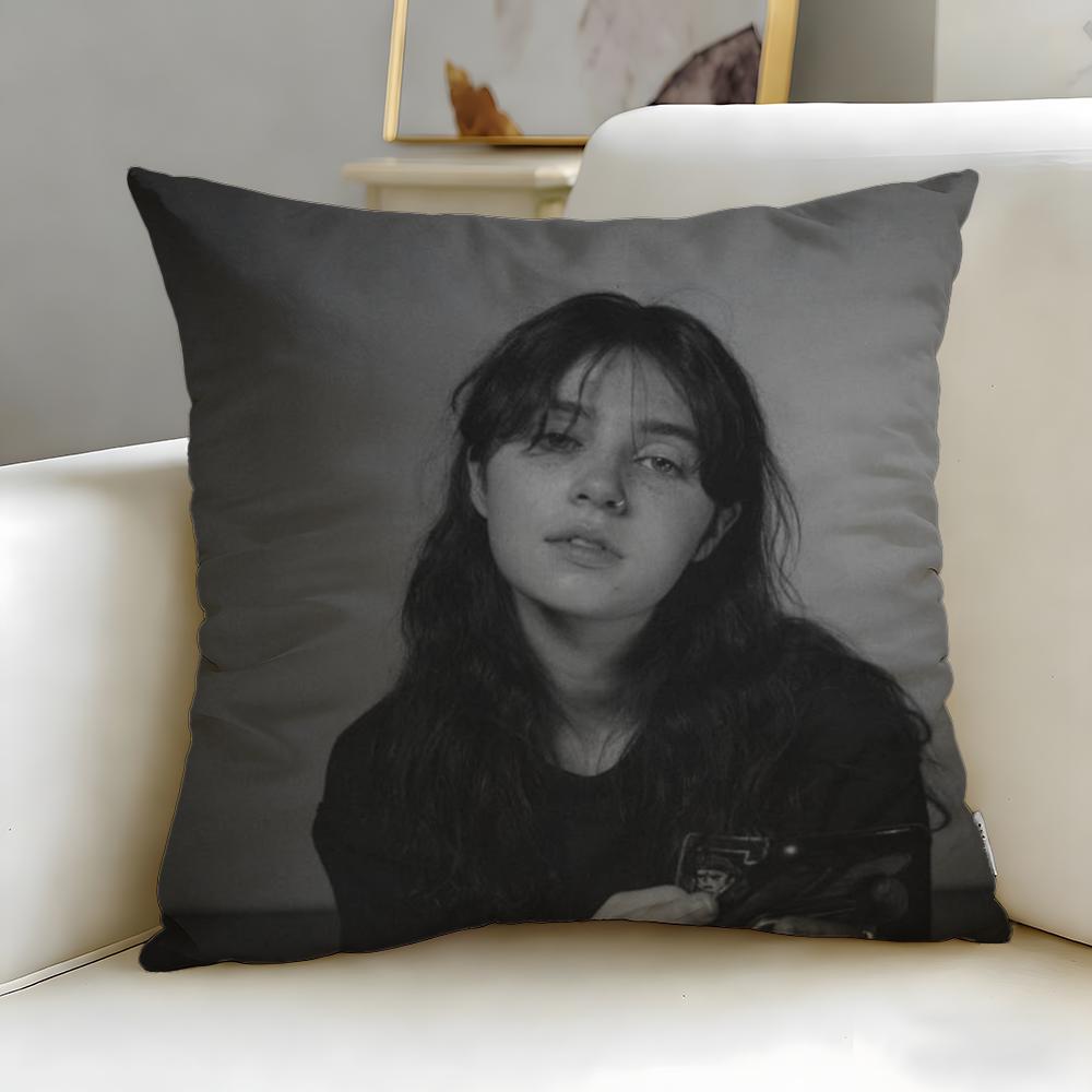 popular singer Clairo Cushion Cover Soft & Easy-Wash Pillow Case – Versatile for Couch, Bed, Travel and Office