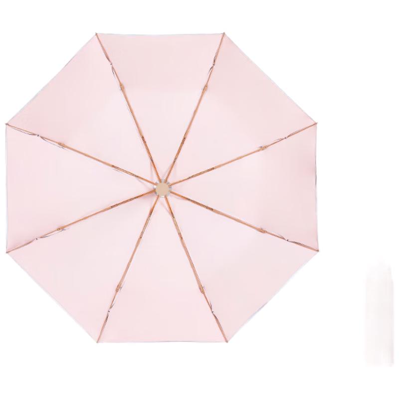 easily Triple-Fold Double-Layer Sun Protection Umbrella