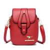 New Women's Messenger Bag, Soft Leather Texture Shoulder Satchel, Mobile Phone Bag, Small Square Bag, Key Bag, Mother Bag.