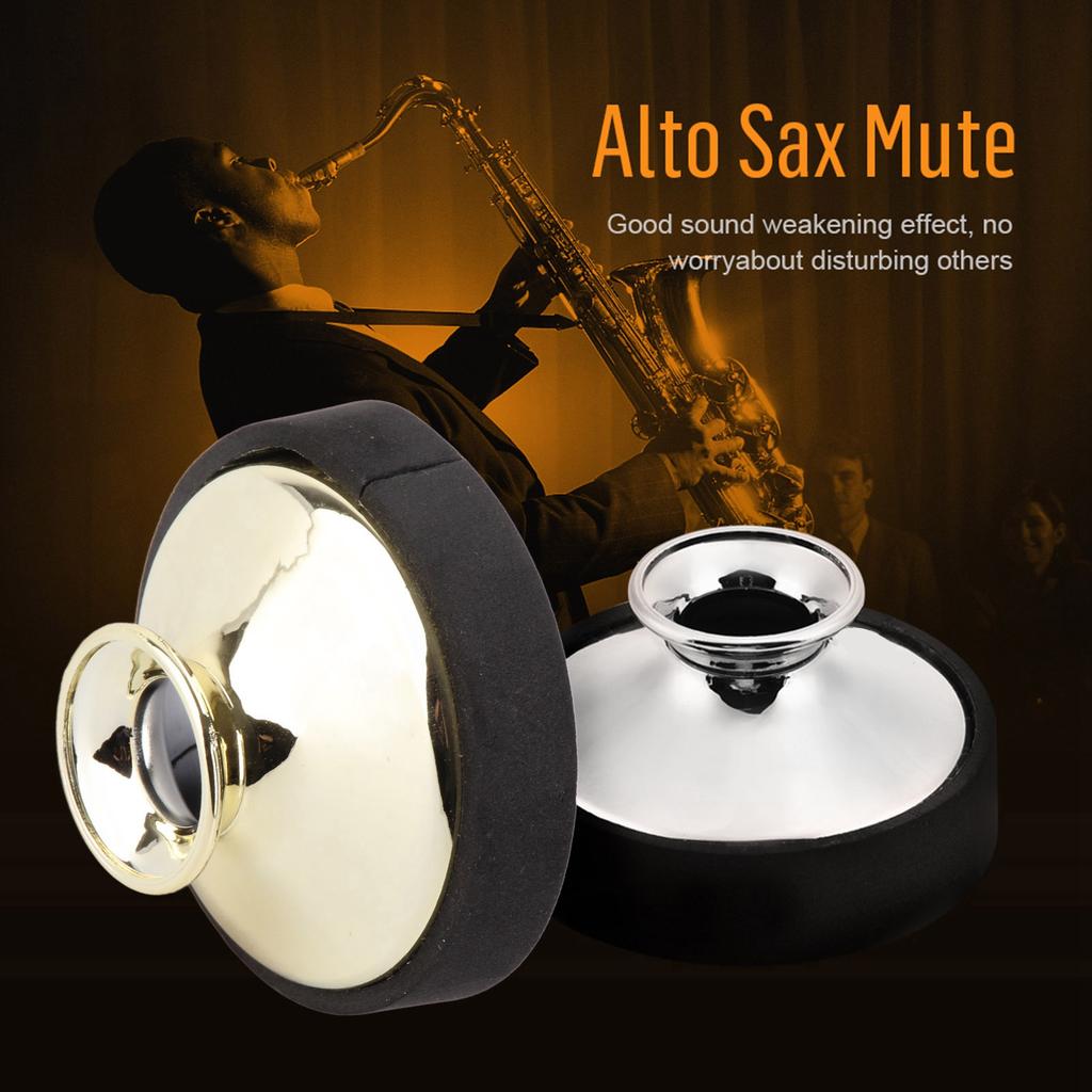 Sordina per Sassofono Contralto Lade Leggera in ABS Sordina per Sassofono Contralto Sax Silenziatore Accessorio per Sordina