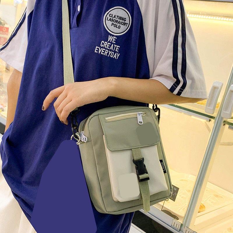 

Холщовая маленькая сумка женская новая модная универсальная сумка-мессенджер студенческая на плечо сумка для девочки маленькая сумка