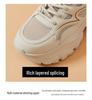 Yang Mi Style Women's Dad Shoes - 2025 Autumn: Thick-Soled, Height-Increasing, Breathable Mesh, Lightweight, Versatile Sneakers