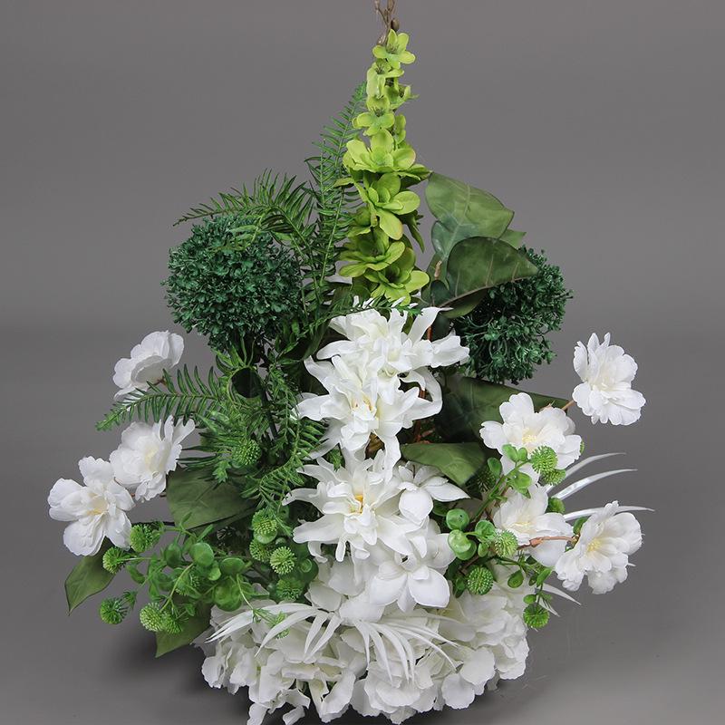 Mori Style Artificial Wedding Floral Aisle Decoration