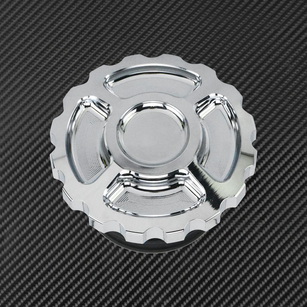 Motorcycle Crown Style Vented Fuel Tank Cap CNC Oil Cap Fuel Gas Tank Cover For Harley Sportster Dyna Softail Touring Road King