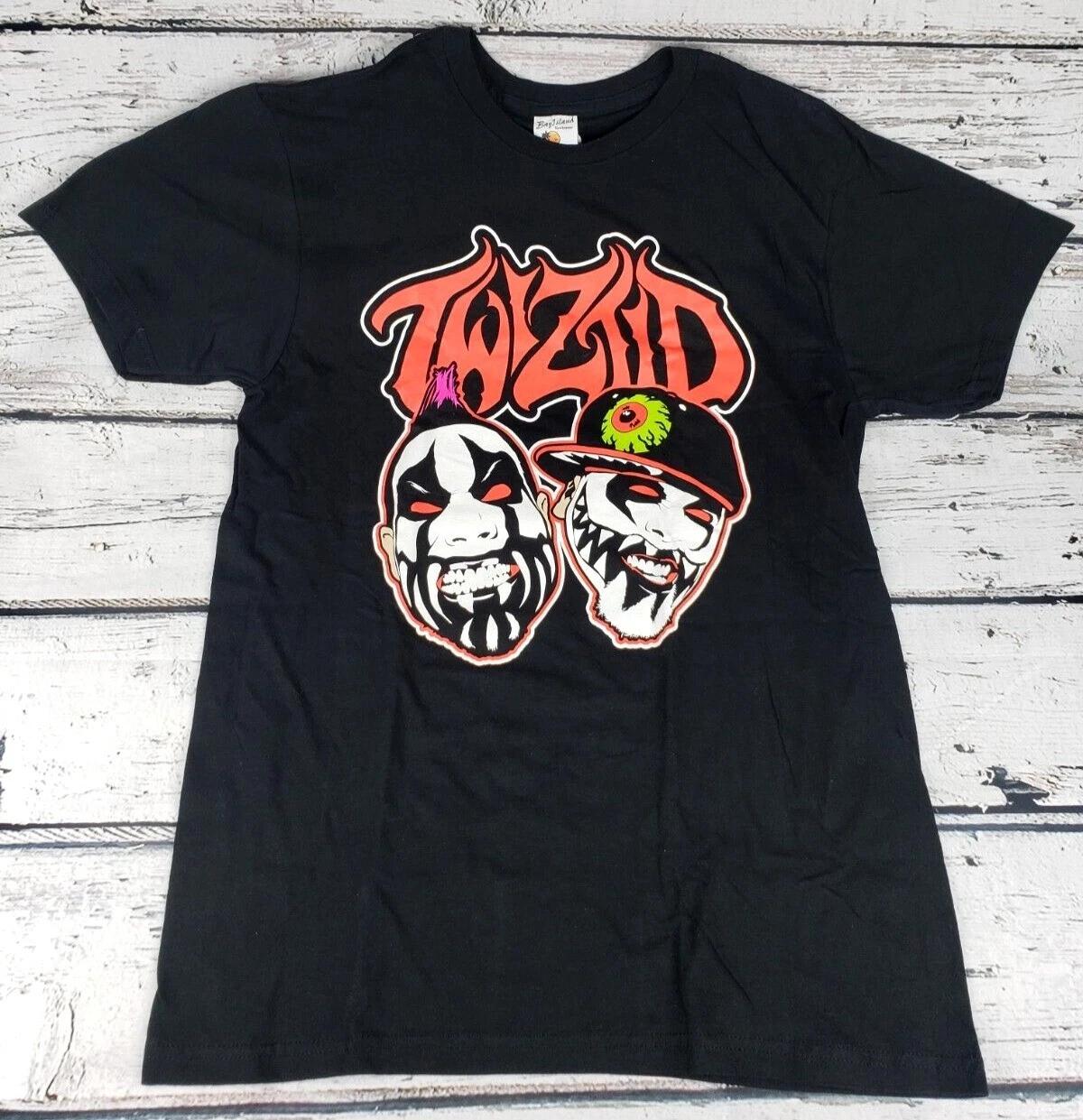 TWIZTID FACES Insane Clown Posse Unisex Cotton T-Shirt All Size M665 L