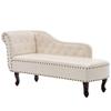 VidaXL Chaise Longue Cuir Artificiel Canapé Méridienne Salon Chambre Maison 60783