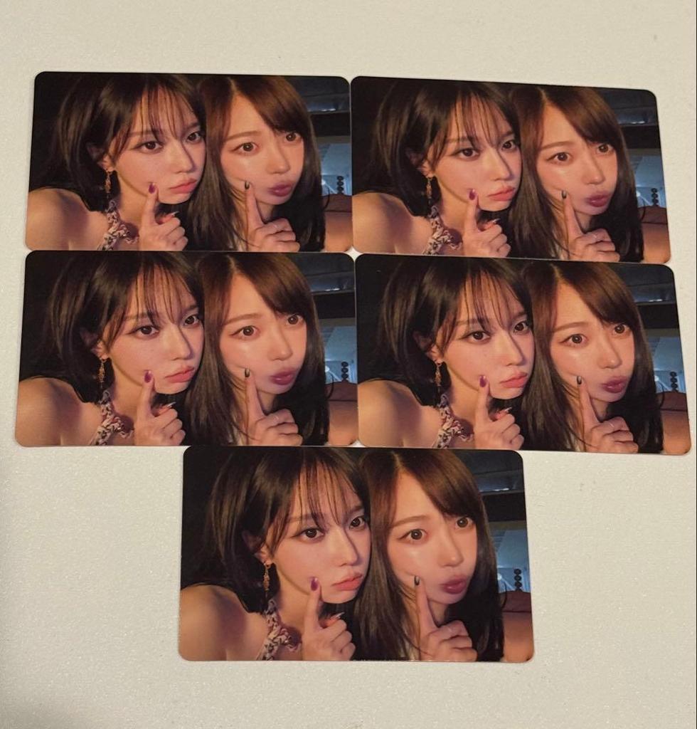 [USED] aespa 11/9 Yoyogi CD purchase bonus trading cards Winter Gisele 5 pieces