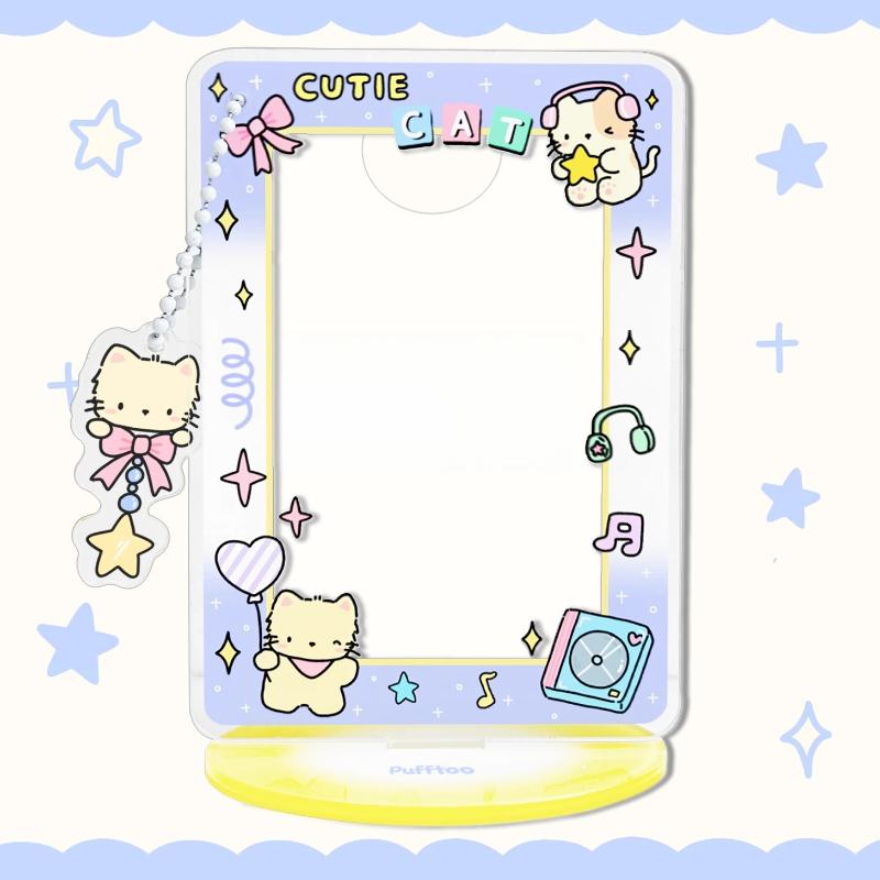 Sweet Puppy Series Acrylic Photo Frame Kawaii Kitten 3 Inch Kpop Photocard Holder for Girls Gifts Japan Style Wholesales 2025