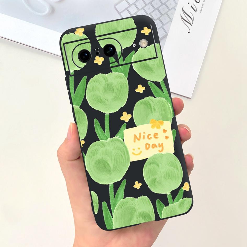 For Google Pixel 8 Pro Case GC3VE G1MNW Soft Silicone Rubber Protector Cover For Google Pixel 8 8A Bumper Pixel8 8Pro Phone Case