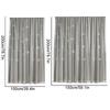 1PC Stars Blackout Self-Adhesive No Punching 1Mx2M Double Layer for Living Room Windows Curtain Self-Adhesive Sheer Curtains
