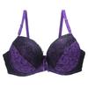 Sexy women's bras gather and adjust lace print color matching underwear, large size underwear bra