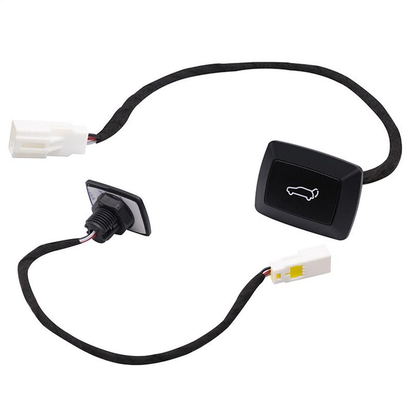 

12V Car Electric Tailgate Switch Trunk Release Switch Button Black Universal Tailgate Open Switch Auto Accessories United States