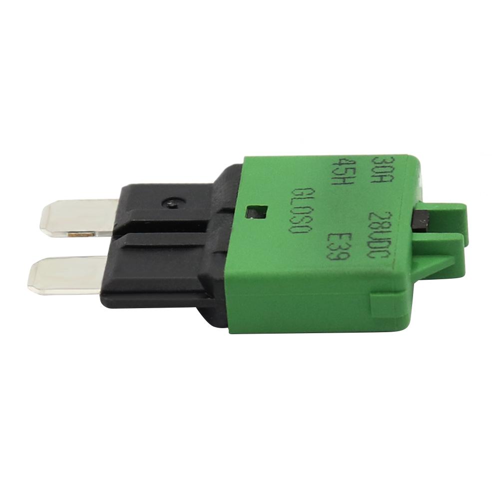 30-1 Pcs Circuit Breaker Blade Fuse Auto Accessories Manual Reset Fuse Adapter Reset for Car Truck Boat Marine 5A - 28V