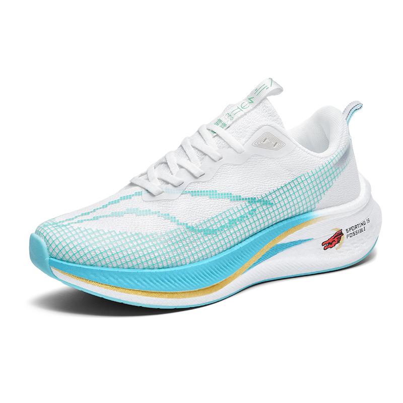 New Glow-in-the-dark Ultralight Breathable Couple Running Shoes Women's Shoes Students Cushioned Mesh Sneakers Men