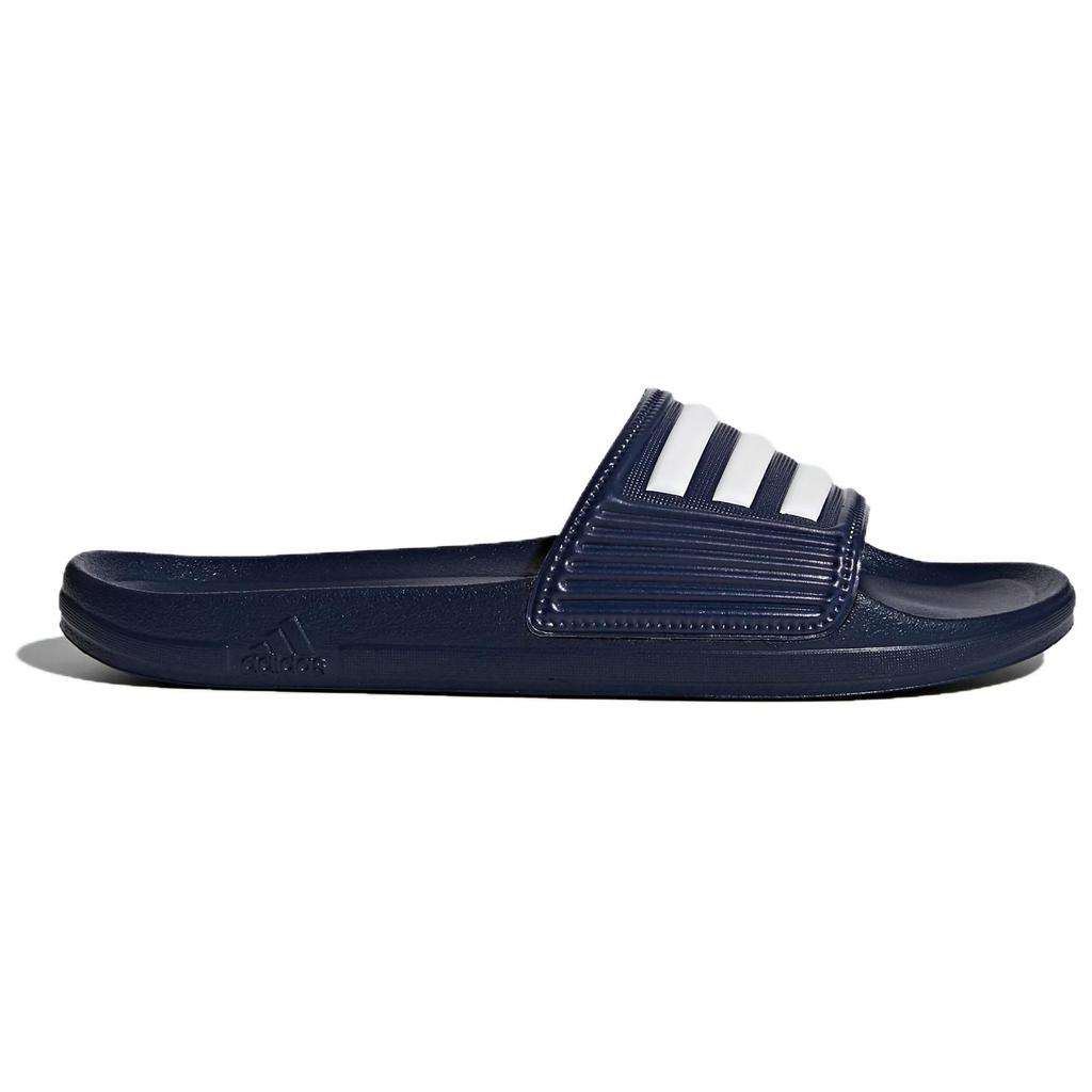adidas Phaoxo Comfortable Versatile Non-Slip Wear-Resistant Slide Sandals Men Footwear Navy-Blue AQ4762