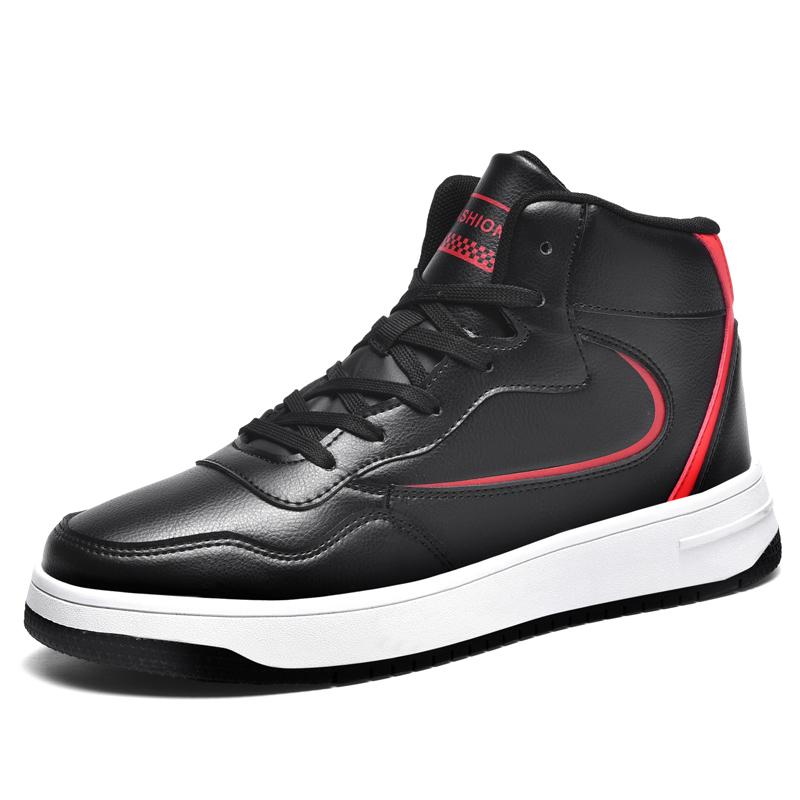 

Мужские высокие кроссовки Нескользящие баскетбольные кроссовки Дышащие теннисные кроссовки Удобные кожаные спортивные кроссовки Унисекс кроссовки 36