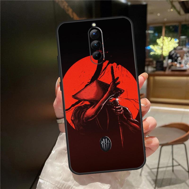

Японский Самурай Чехол Для ZTE Nubia Red Magic 11 10 9 8 9S 8S 10S Pro Plus 6 7 6S 7S Для RedMagic 10 Air Чехол Red Magic 7S