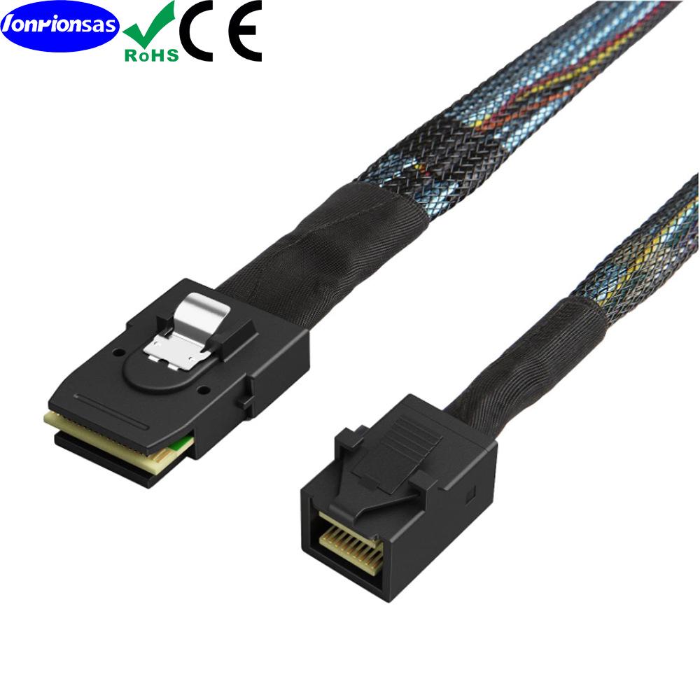 MiniSAS HD SFF-8087 To SFF-8643 12G High-Speed Internal Server Cable
