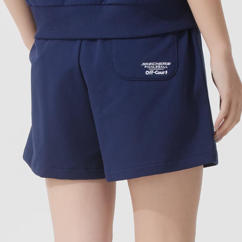 Skechers Comfort Sports Series Breathable Comfortable Versatile Casual Shorts Women Shorts Navy-Blue P225W030-00DU