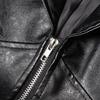 Chic Spring 2026 Women's Leather Jacket - Stylish Waist-Cinched Slim Fit in Solid Color