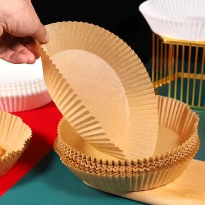 Papier résistant à l'huile et absorbant l'huile pour la cuisson à la friteuse à air, plaque de barbecue domestique, four à aliments, coussinet pour poêle de cuisine