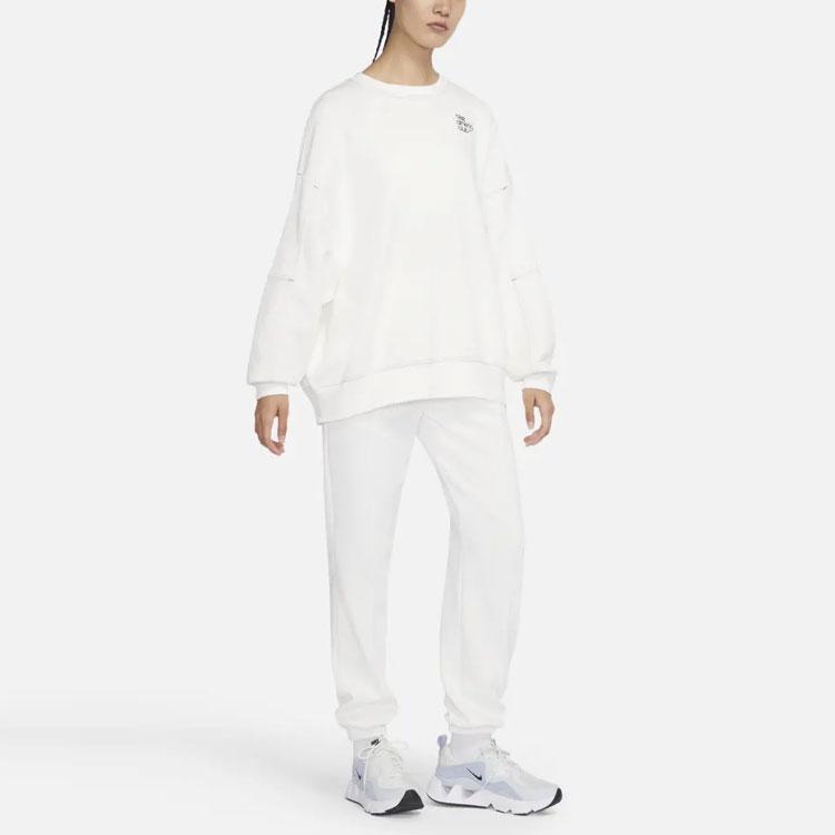 New Nike Sportswear Club Sweatshirts Women's White DQ9146-133