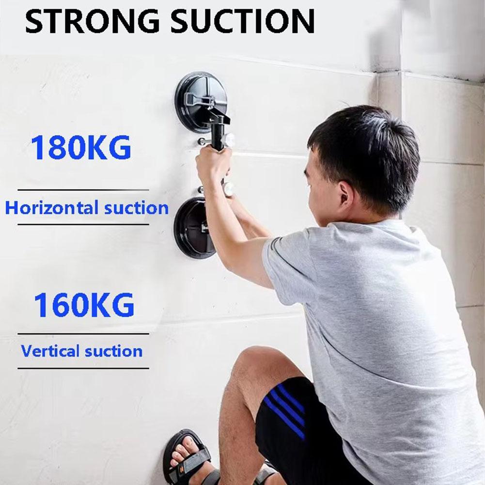Suction Cups Heavy Duty Aluminum Vacuum Plate Handle Glass Holder Hooks To Lift Large Glass Tile Lifter Moving Dent Puller