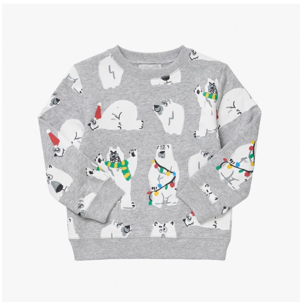 Stella Mccartney Tt4s10 Z1425 905mc White Bear Print Kids Sweatshirt
