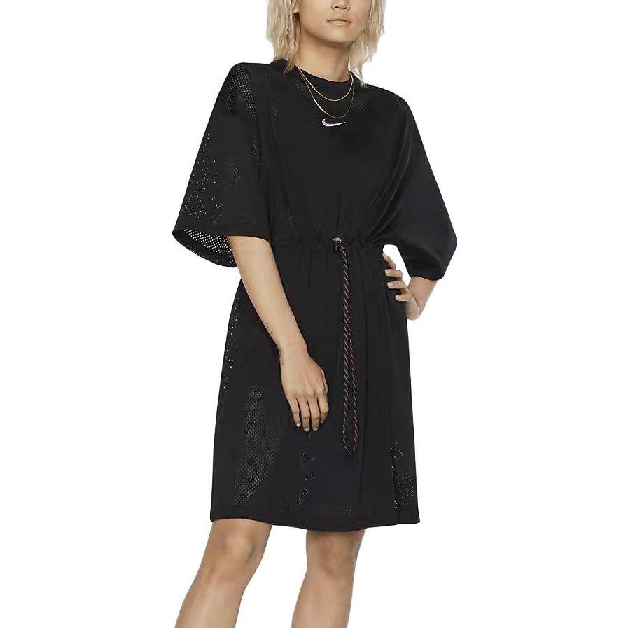 Nike Lab Collection Mesh Sleeve Dress Women Dress Black CJ0177-010