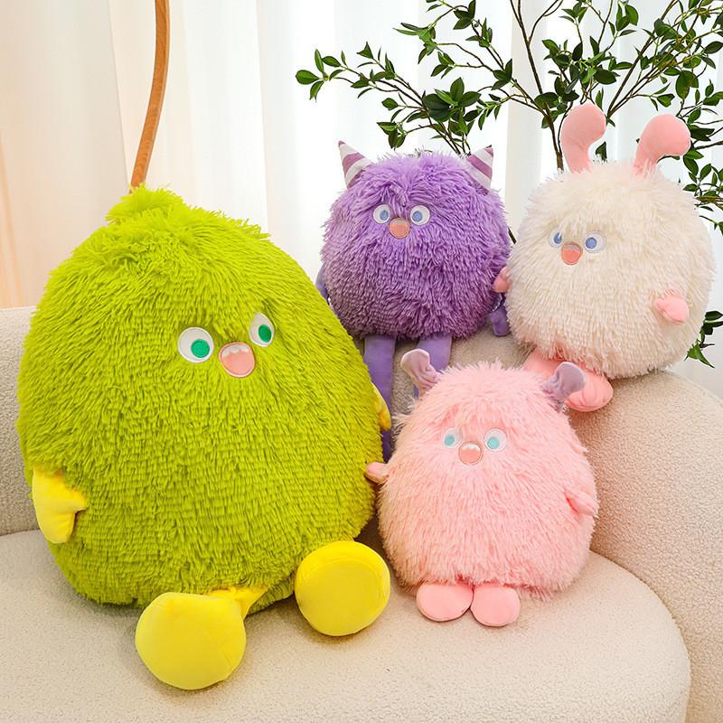 Cartoon Monster Plush Toy Big Eyed Monster Stuffed Doll Kid Gift Home Decoration