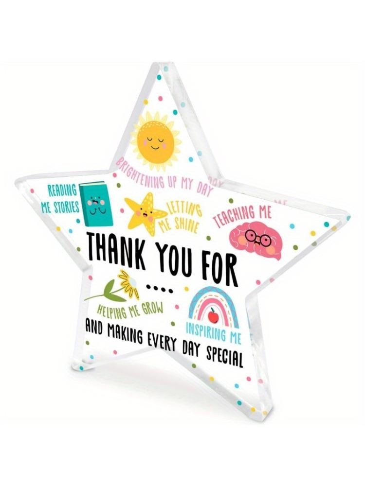 

Акриловый декор для выражения признательности учителю - Спасибо и подарок на выпускной для педагогов чистый