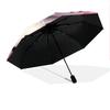 Black white animals Pattern Pattern New Style Umbrella, 1 Piece Automatic Folding Umbrella, Portable Travel Umbrella, Outdoor Umbrella, Birthday Gift