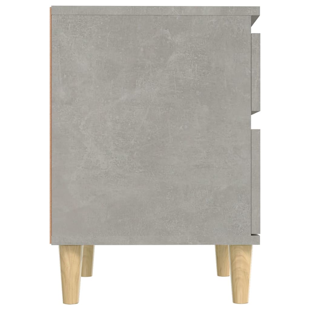 Nightstands 2 Pcs Concrete Grey 40 X 35 X 50 Cm