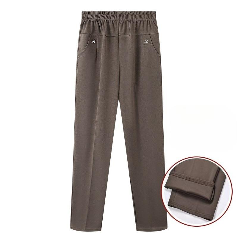 Spring Fashion Pants Brand Elastic Waist Size Women's Plus Size Thin Pants Casual Office Outdoor Pants
