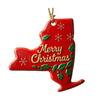 State Pride Christmas Ornament  Holiday Cheer With Local , Christmas Tree Hanging Ornaments, Collectible Suitable For People In State, Christmas Trees