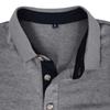 Autumn and Winter Solid Color Fashion Long Sleeve Lapel T-shirt Men's Polo Shirt Base Shirt Top