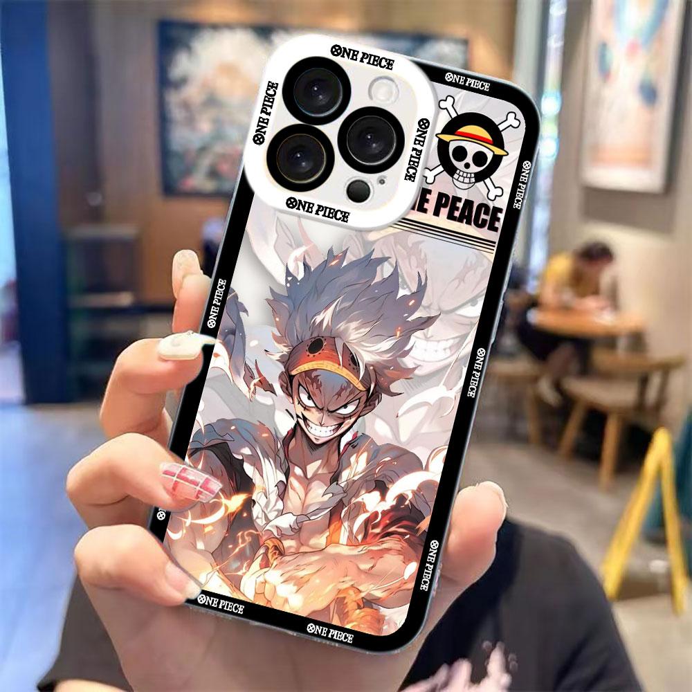 

One P-Piece Monkey D. Luffy Gear 5 Clear Phone Case For Samsung Galaxy S26 S25 S24 S23 S22 S21 S20 S10 PLUS S30 ULTRA EDGE Case Samsung S23PLUS5G