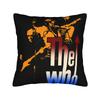 The Who Rock Band Fans Gift Printed Pillowcases Cushion Cover  Throw Pillow Cover Soft and Sweet Home Decor Square Multi Size