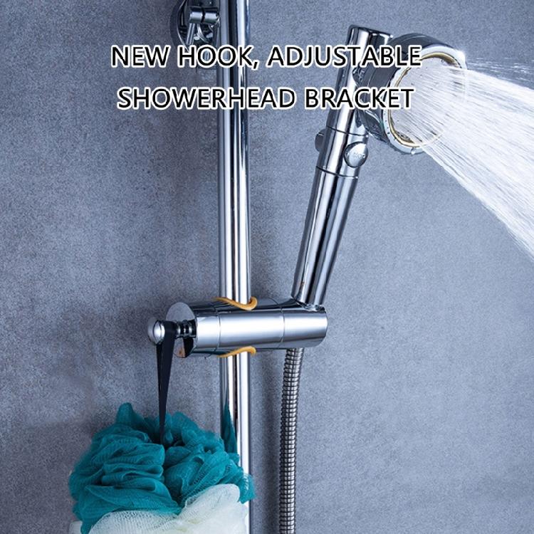 Not Drill Handheld Shower Head Brackets Adjustable Shower Rod Holder Universal Shower Head Holder Rotatable Brackets