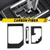 Fits Toyota Tundra 2014- Gear Shifter Panel Cover Carbon Fiber Sticker 3Pcs