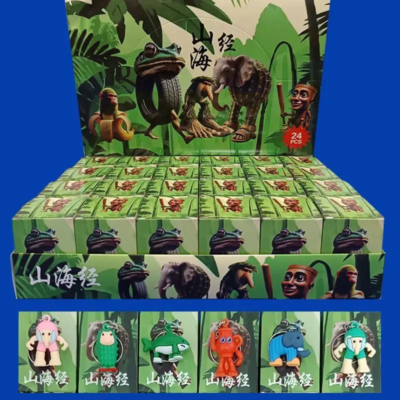 24PCS Italian Brainrot Blind Box - Tralarero Tralala Tun Tung Sahur Bombardinocrocodilo Cute Collectible Figure Keychain Gift