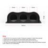 Universal Black Carbon Fiber 2 Inch 52mm Dash Board Dual Triple Gauge Pod Color Gauge Holder Mount Holder